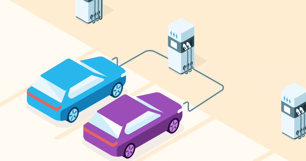 Anatomy of a charging pool for electric vehicles