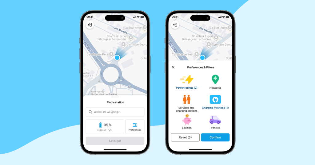 Chargemap Copilot mode settings and preferences